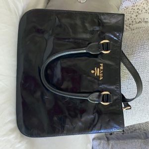 Prada leather knock off purse